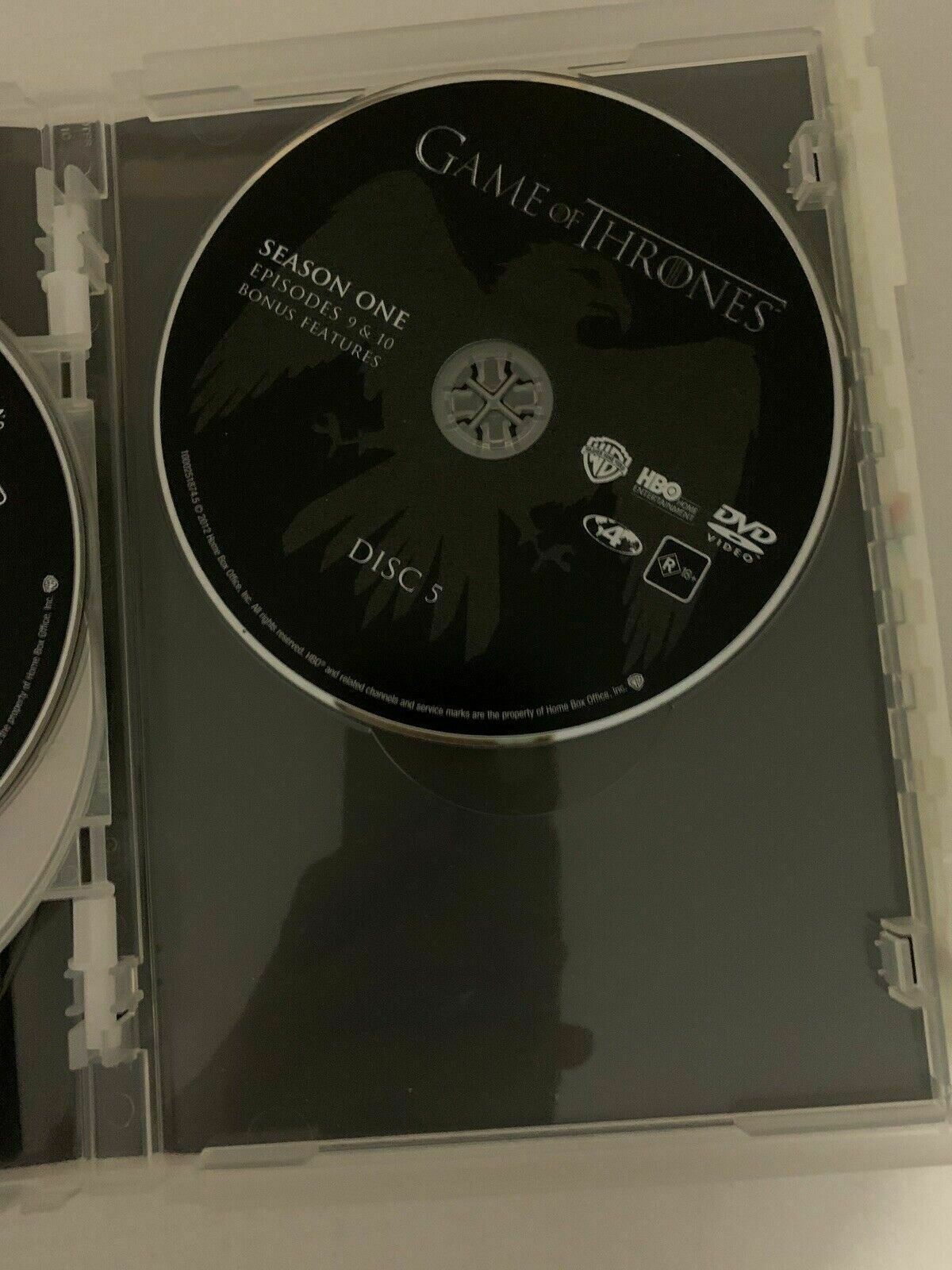 Game Of Thrones - The Complete First Season (DVD, 2012) Region 4