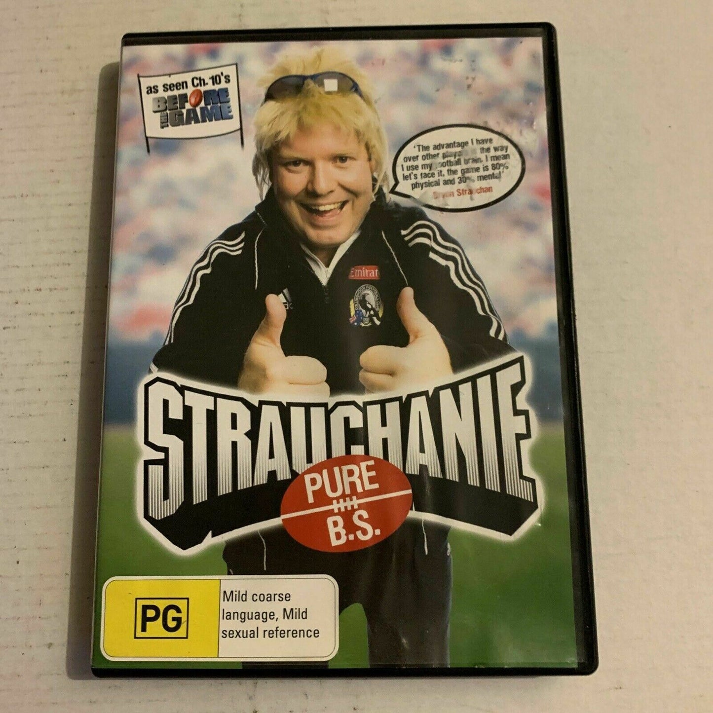 Strauchanie Pure B.S (DVD, 2006) Bryan Straughan. Region 4