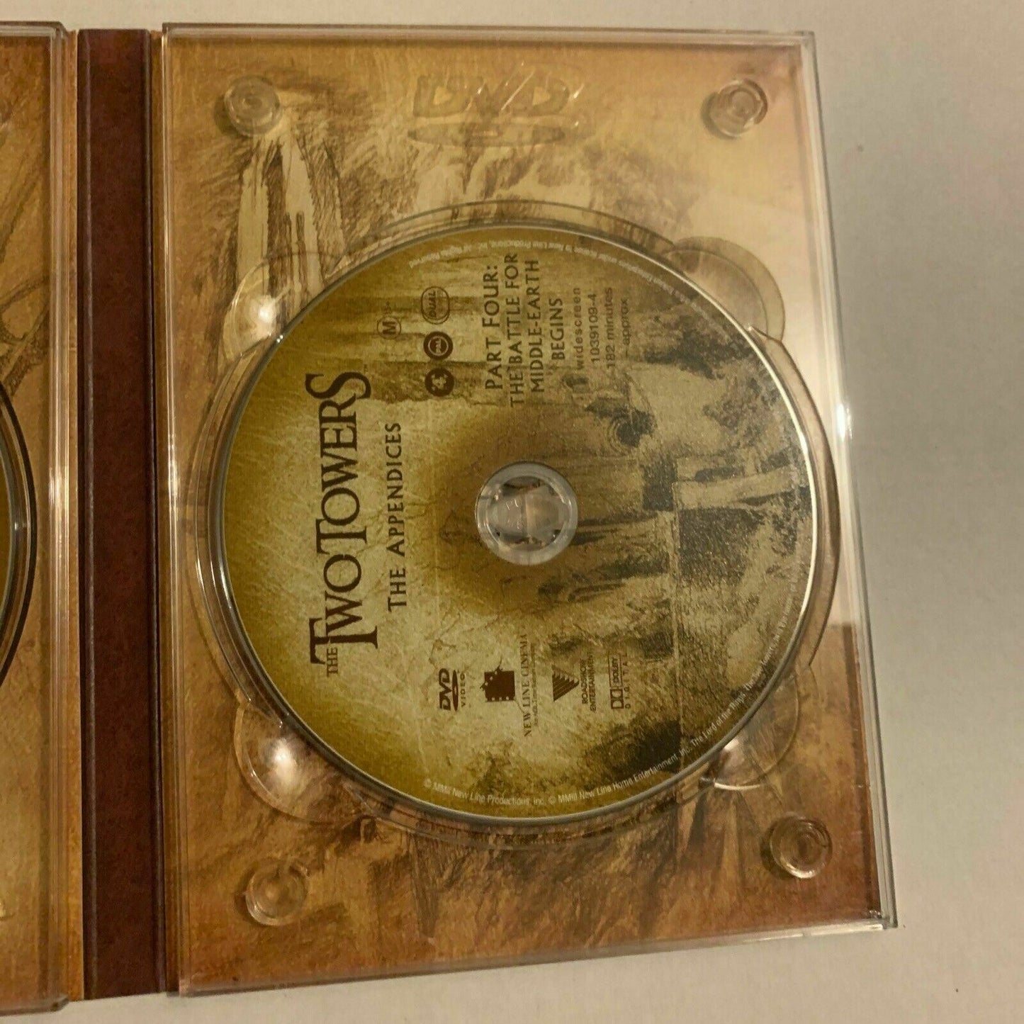 The Lord Of The Rings - The Two Towers - Special Extended (DVD, 2003, 4-Disc)