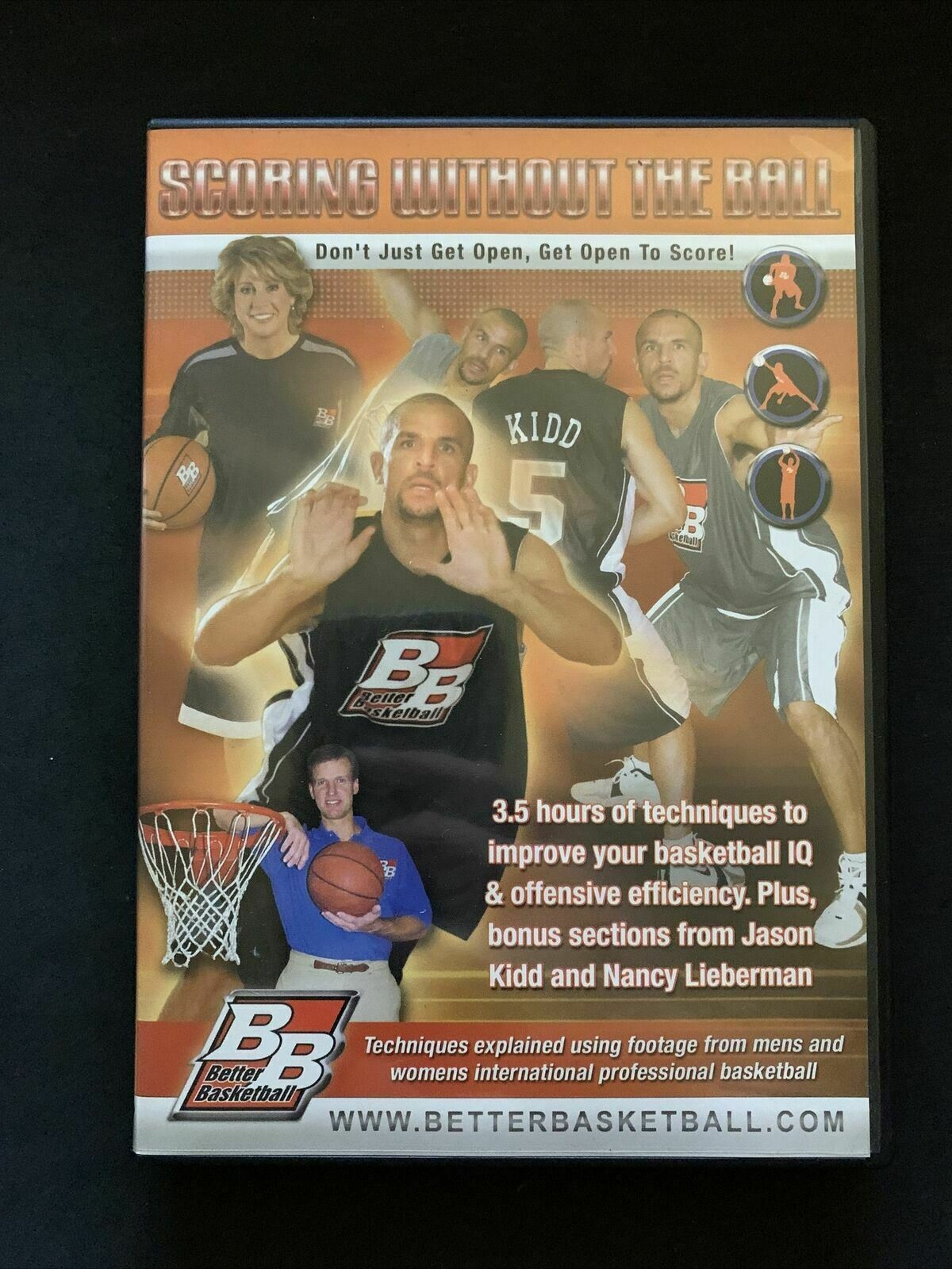 Better Basketball - Scoring Without The Ball region 1 DVD (instructional sports