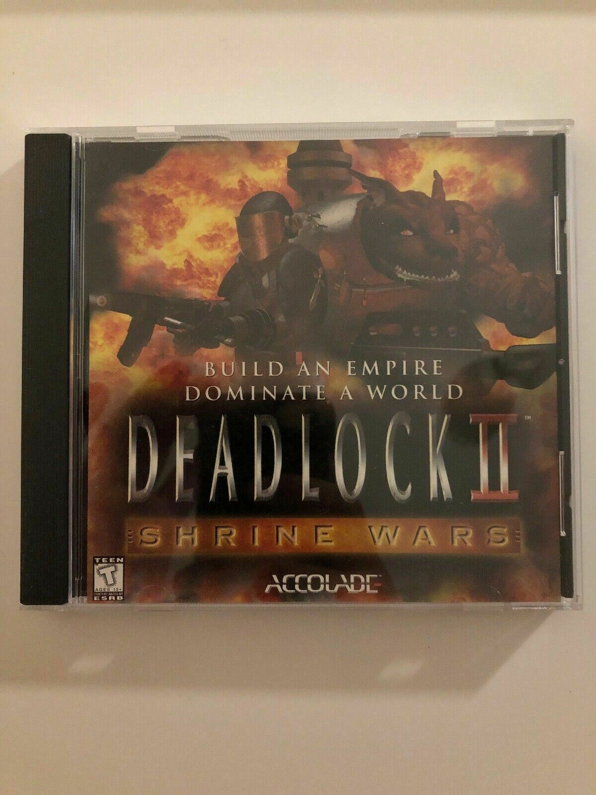 Deadlock 2: Shrine Wars 1997 PC CD-ROM Accolade Strategy Management War Game