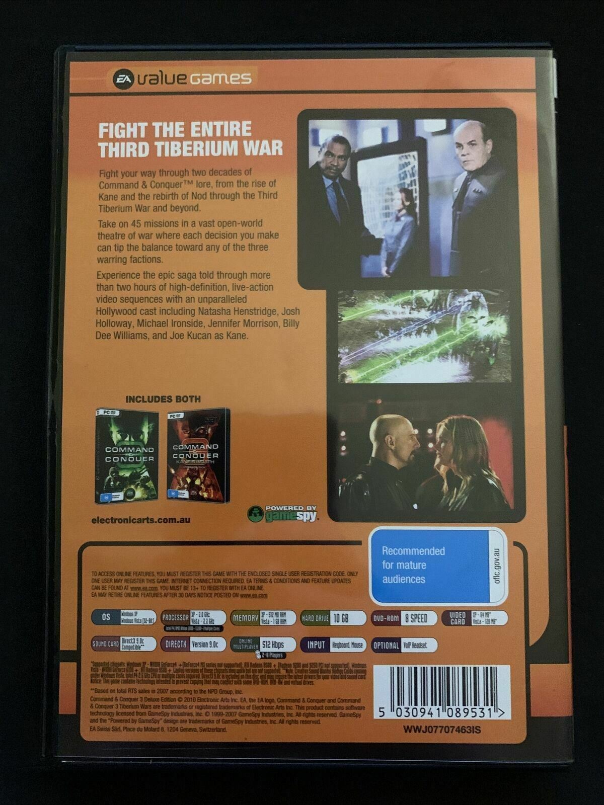 Command & Conquer 3 Deluxe Edition - PC Windows RTS Strategy Game