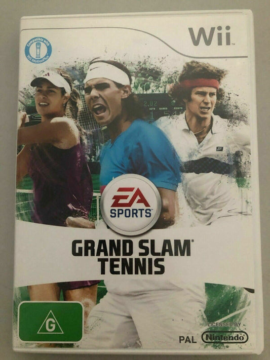 Grand Slam Tennis (Nintendo Wii, 2009) Federer Nadal Boris Becker McEnroe Serena