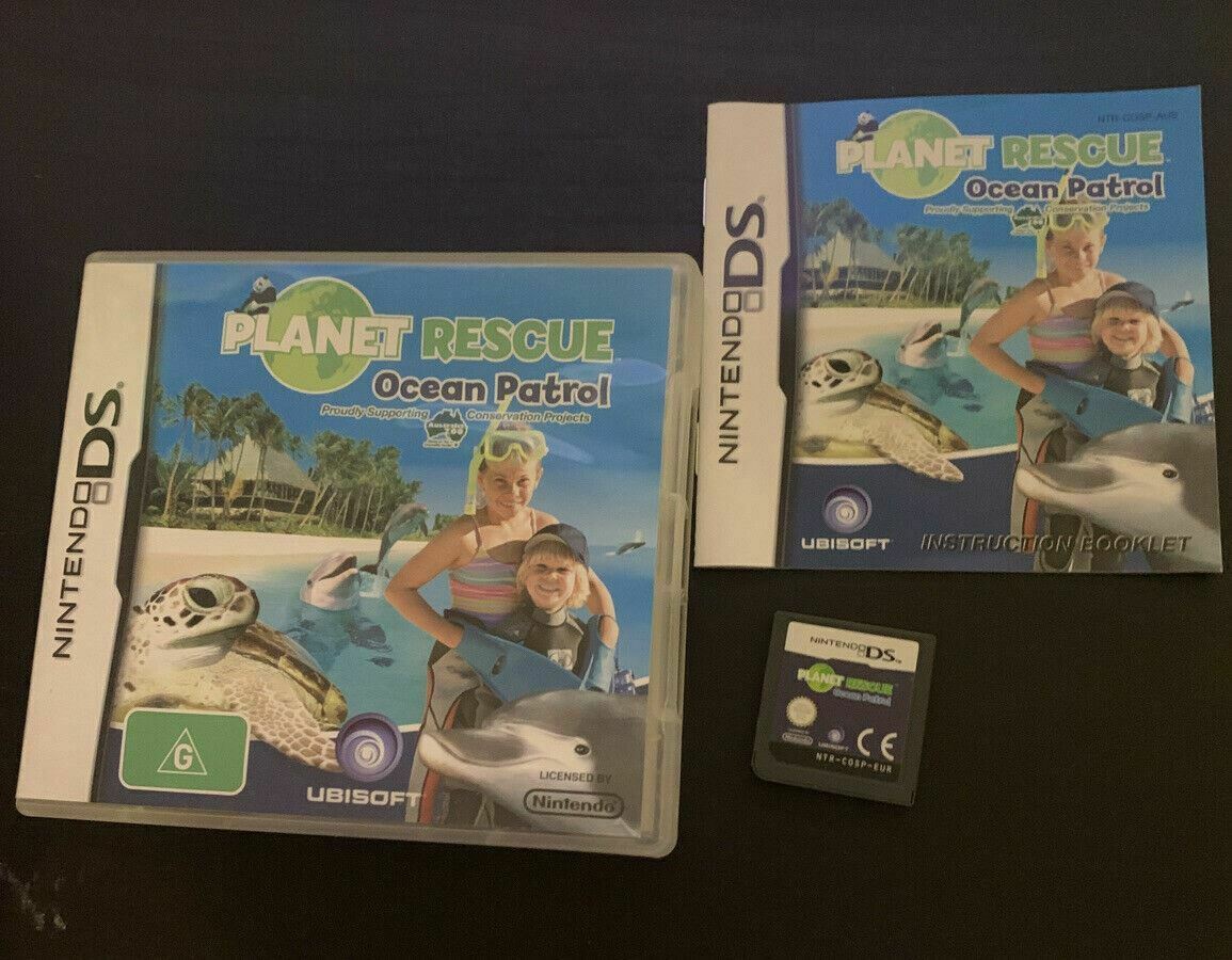 Planet Rescue Ocean Patrol (With Bindi & Bob Erwin)  - Nintendo DS Manual