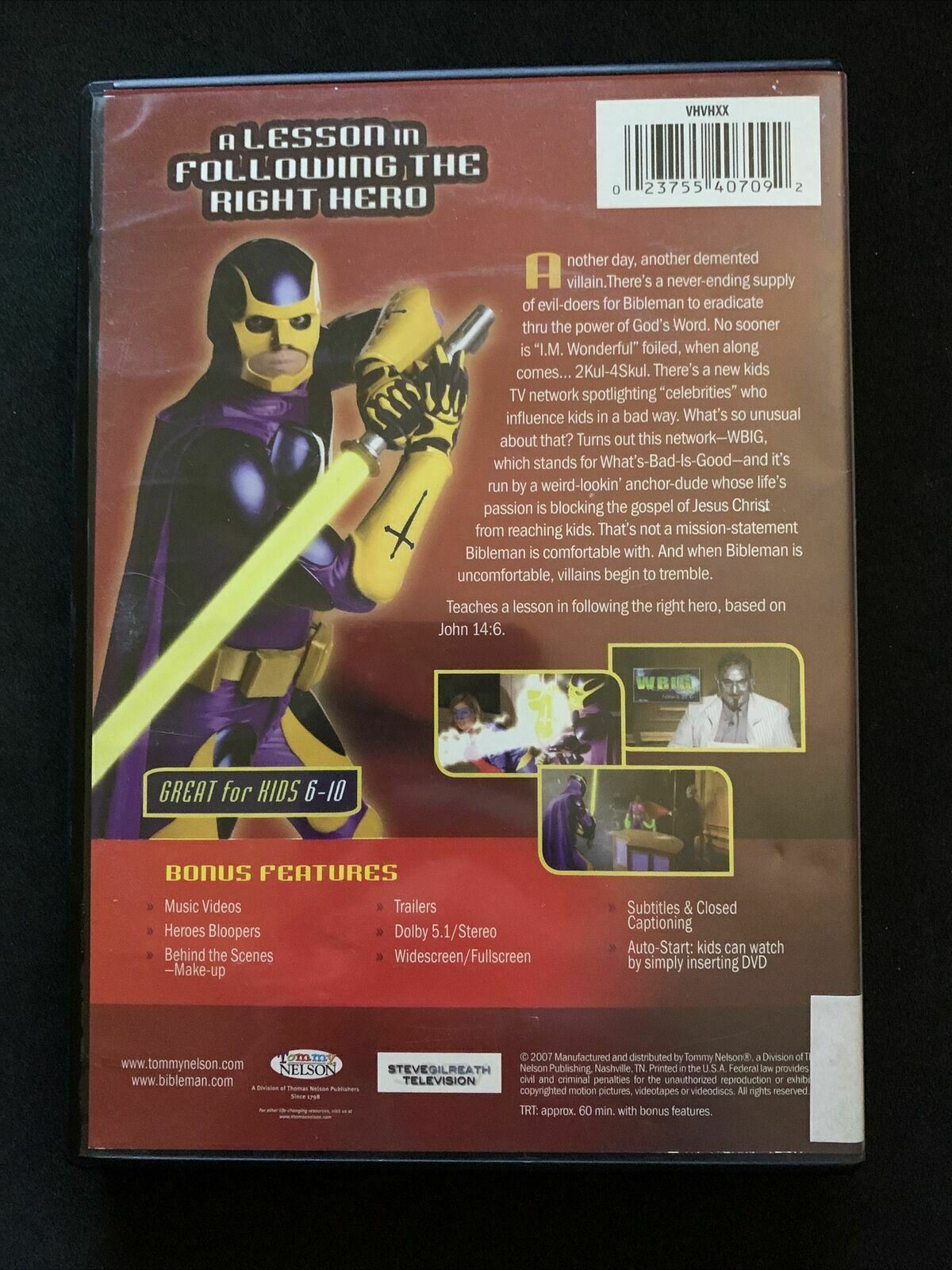 Bibleman Powersource - Tuning out the unholy hero - DVD Rare