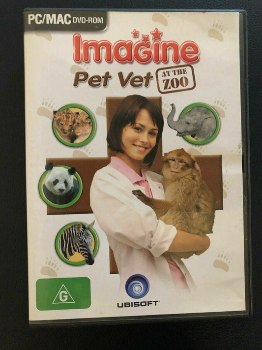 Imagine Pet Vet At The Zoo - PC DVD Windows  Game