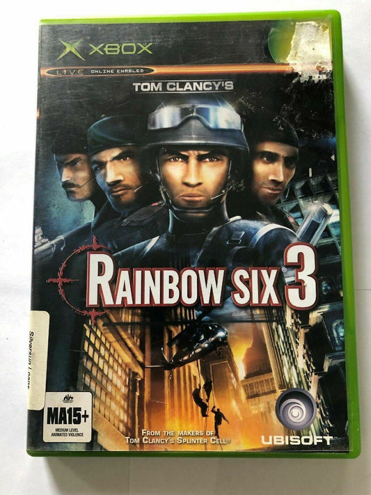 Tom Clancy's Rainbow Six 3 - XBOX Game Complete With Manual PAL