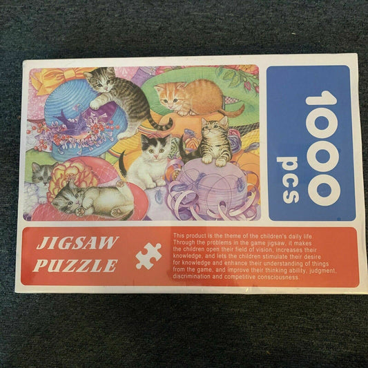 *New Sealed* Cats & Hats 1000 Jigsaw Puzzle Pieces 50x75cm