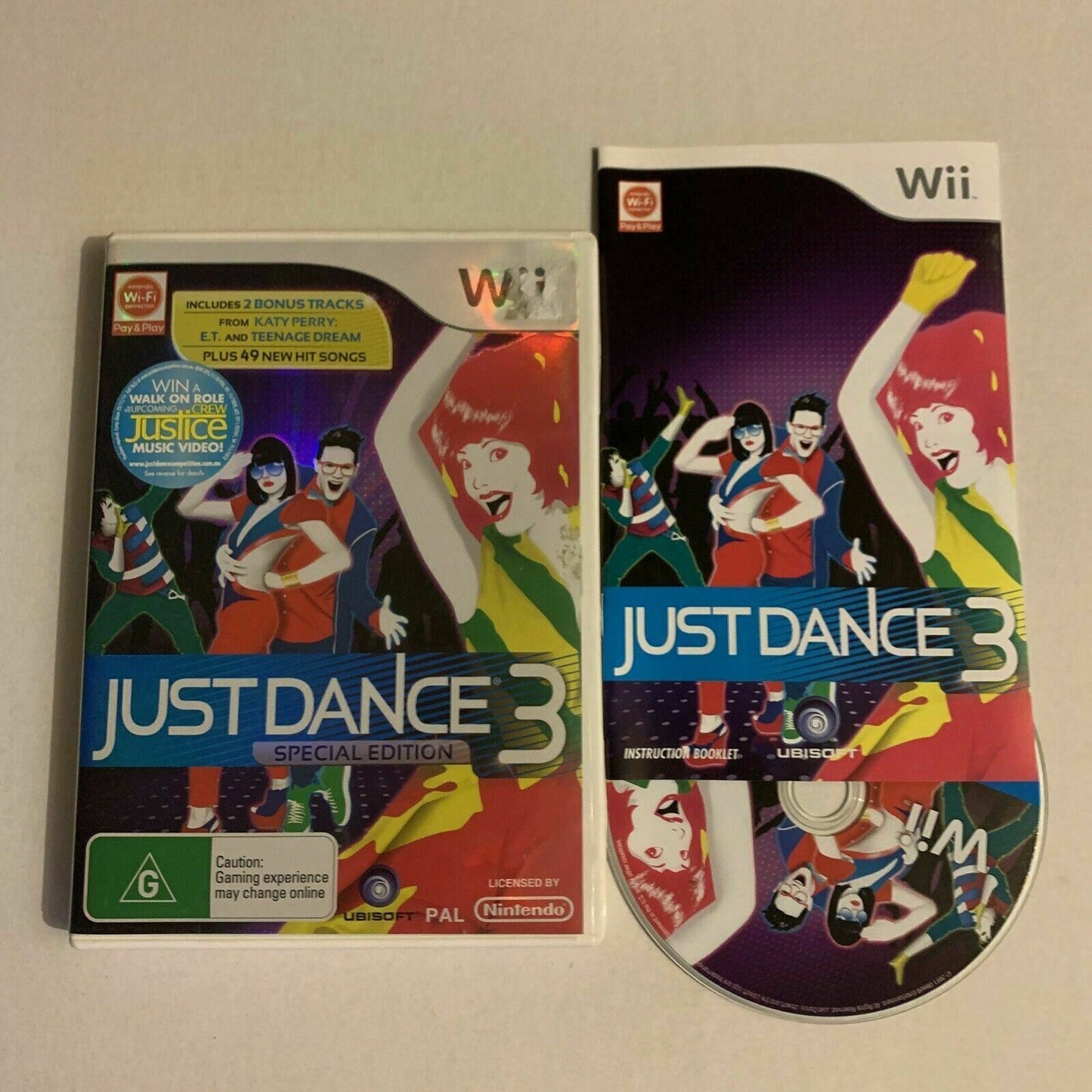 Just Dance 3 Special Edition - Nintendo Wii, 2011 With Manual PAL