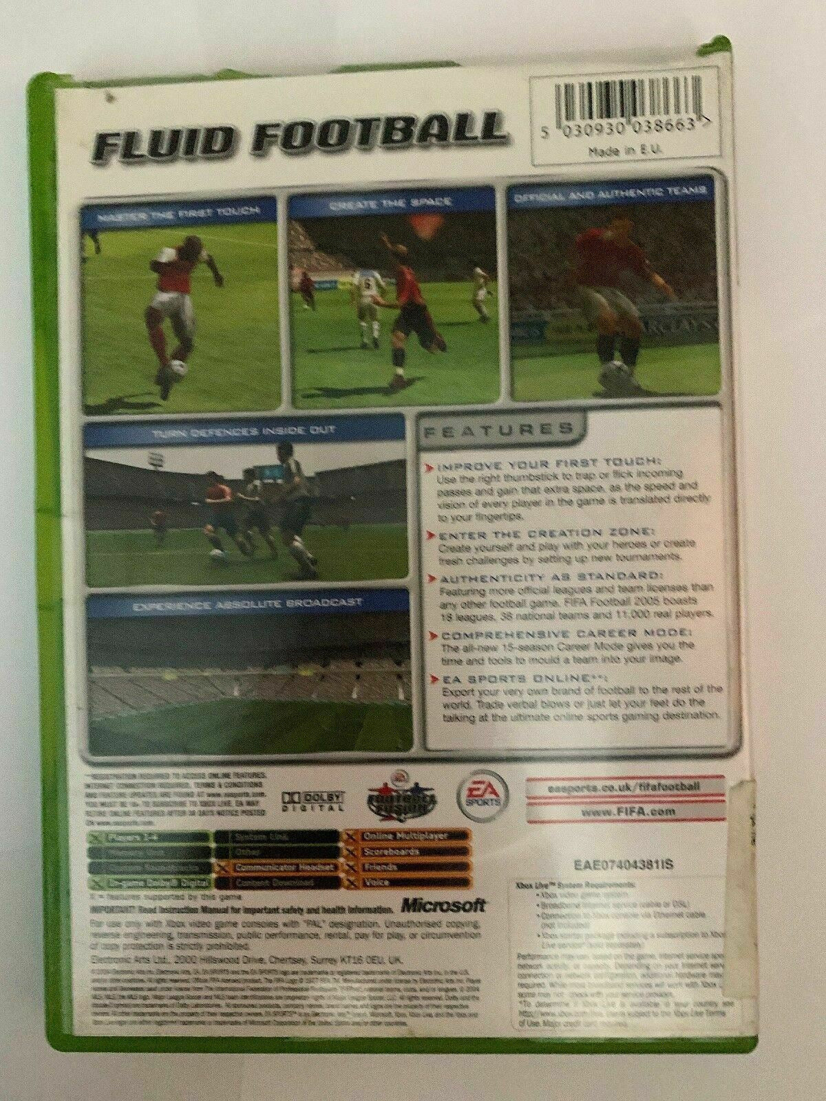 FIFA Football 2005 - Microsoft Xbox Original PAL Game