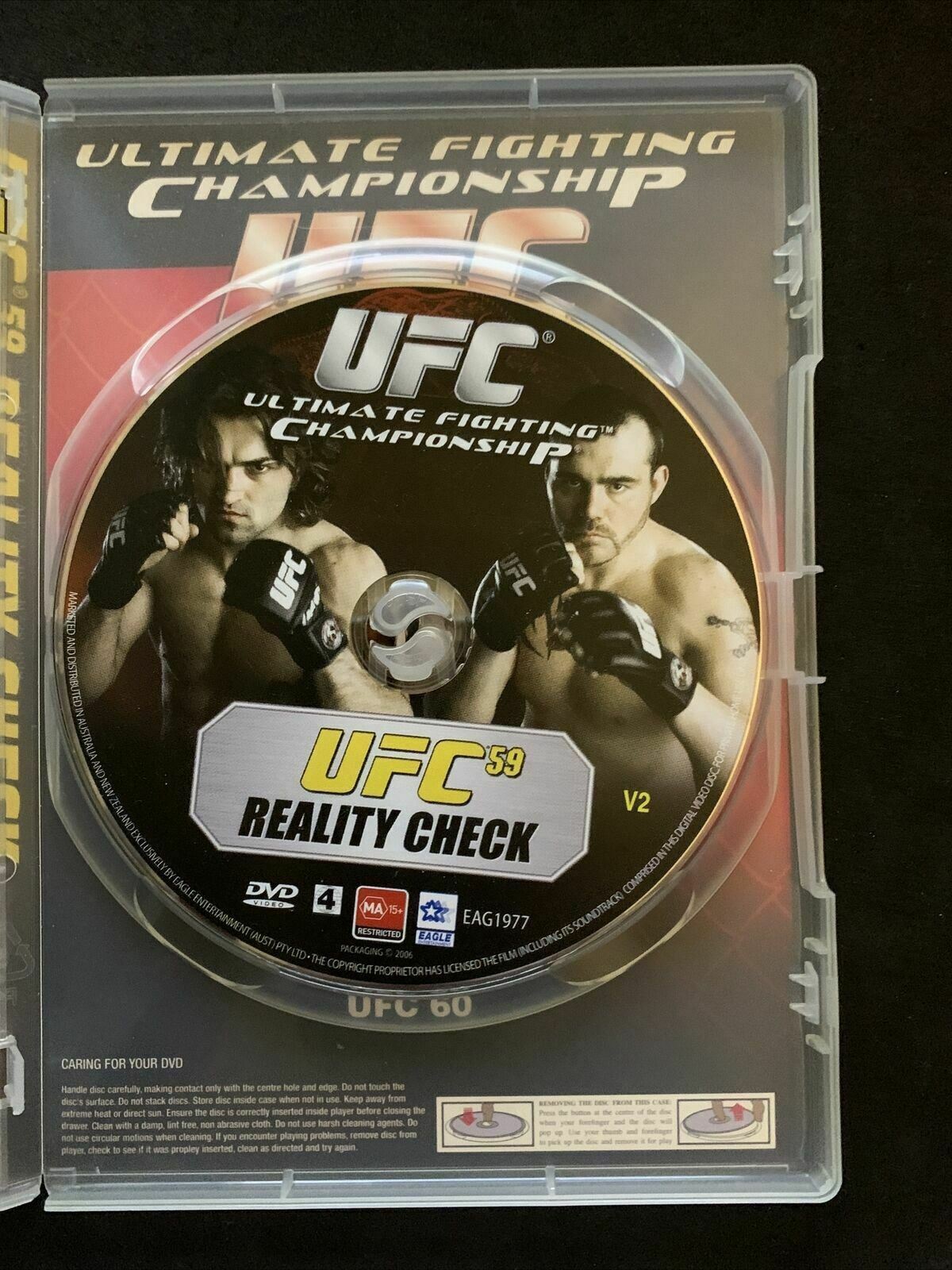 UFC 59 - Reality Check (DVD, 2006) Region 4