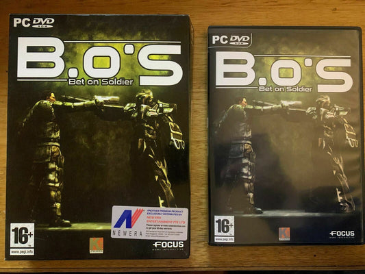 B. O. S. Bet On Soldier - PC DVD Windows Game