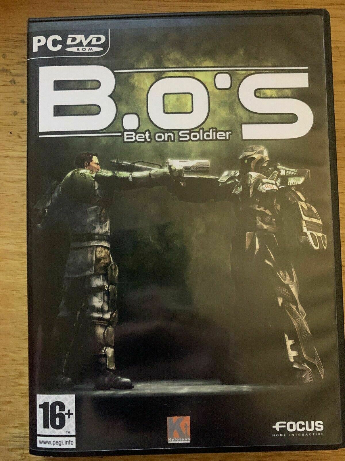 B. O. S. Bet On Soldier - PC DVD Windows Game