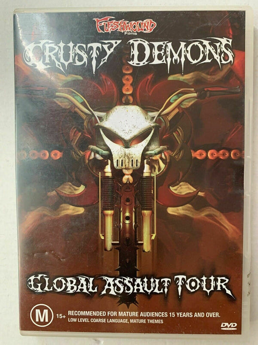 Crusty Demons Global Assault Tour (DVD, 2004) Motorbike Stunts Region 4