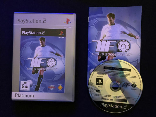 This is Soccer 2002 (Platinum) PS2 PAL Complete with Manual