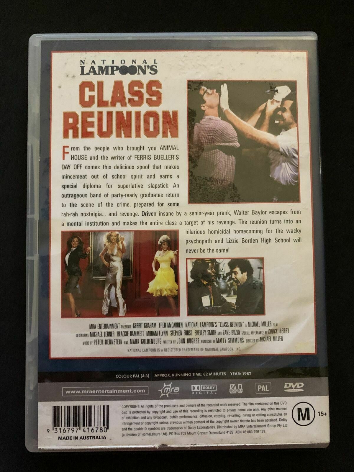 National Lampoon's Class Reunion - Graduate Edition (DVD, 1982)  Gerrit Graham