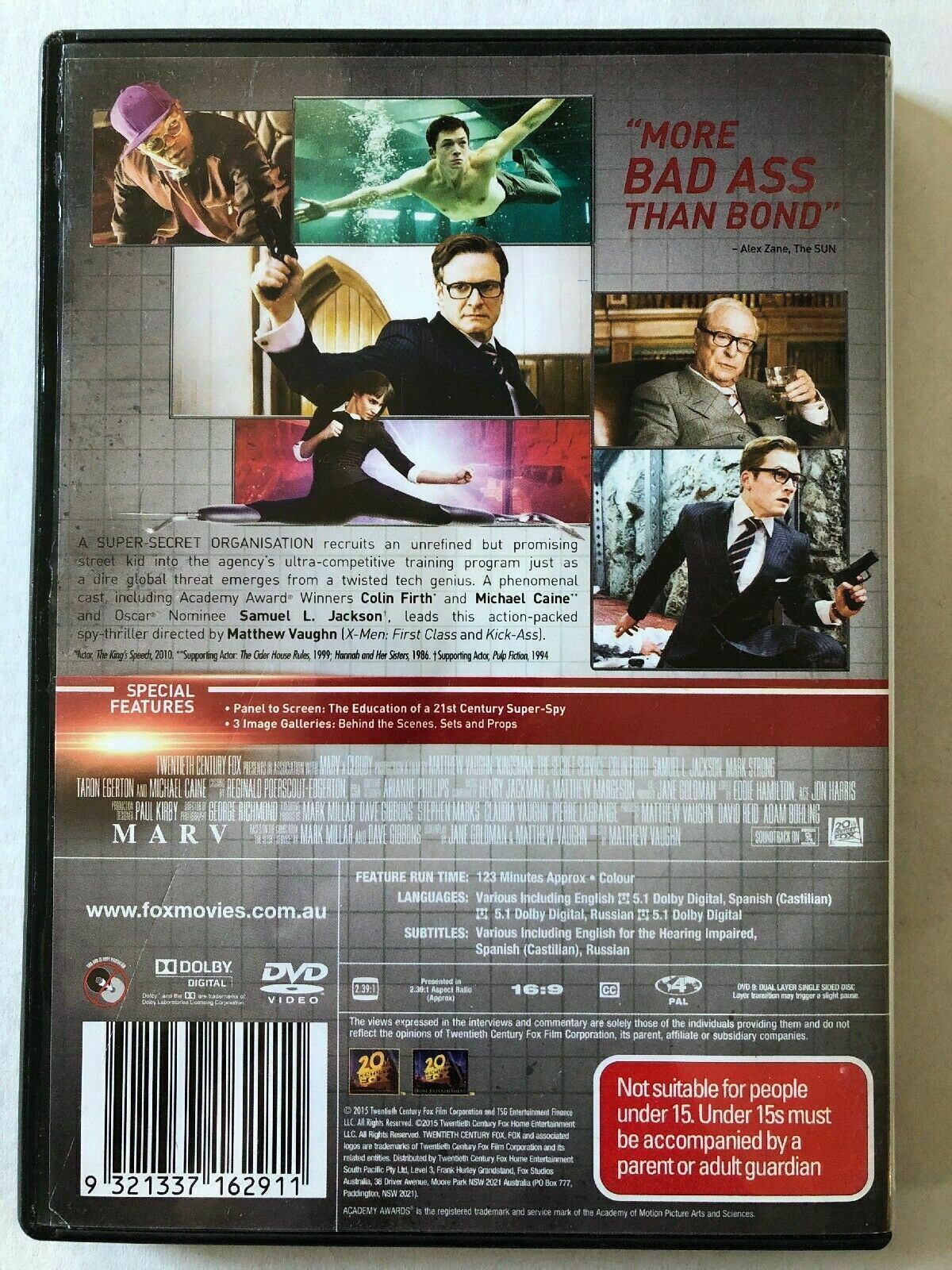 The Kingsman - Secret Service (DVD) Region 4