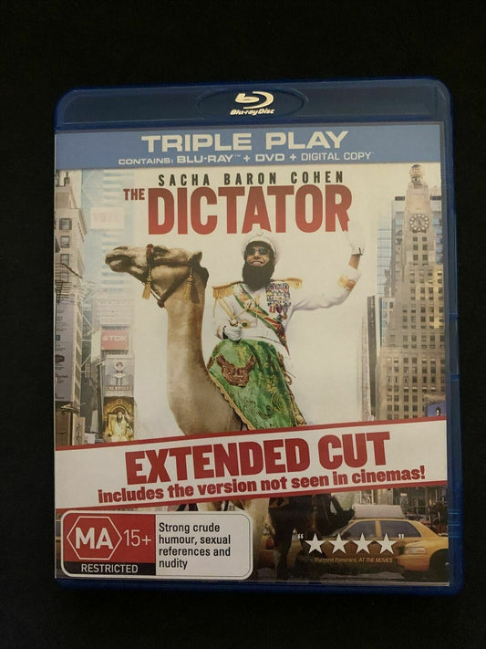 The Dictator (Blu-ray, 2012) Sacha Baron Cohen, John C. Reilly - Region B