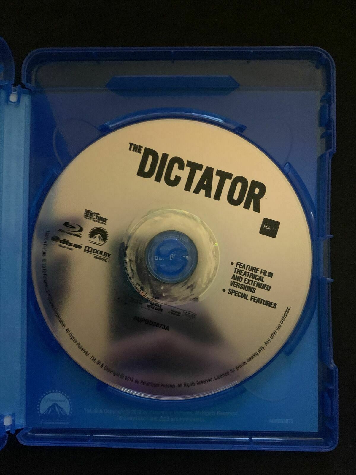 The Dictator (Blu-ray, 2012) Sacha Baron Cohen, John C. Reilly - Region B