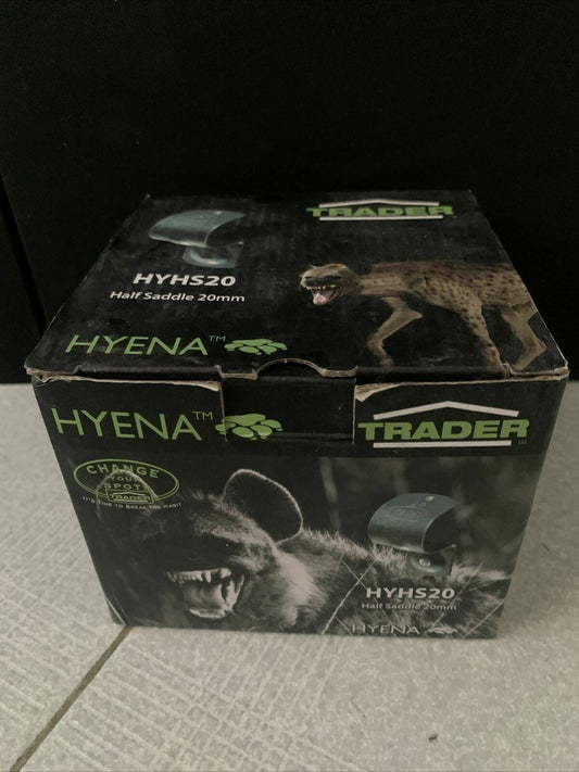 Hyena Half Saddle 20mm 100x Hook Zinc Plated with 6.5mm hole  Electrical Conduit