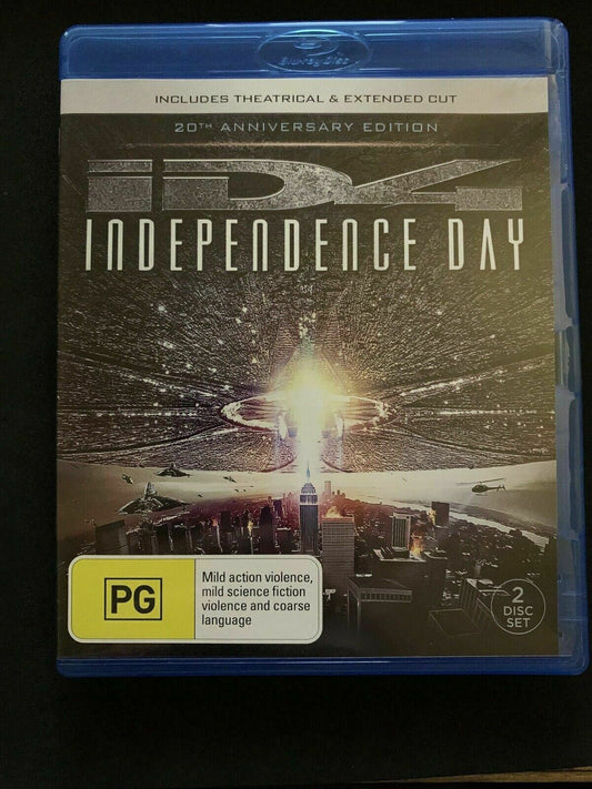 Independence Day (Blu-ray, 1996, 2-Disc Set) Region B