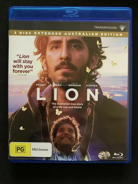 Lion (Blu-ray, 2016) Dev Patel, Nicole Kidman - Region B