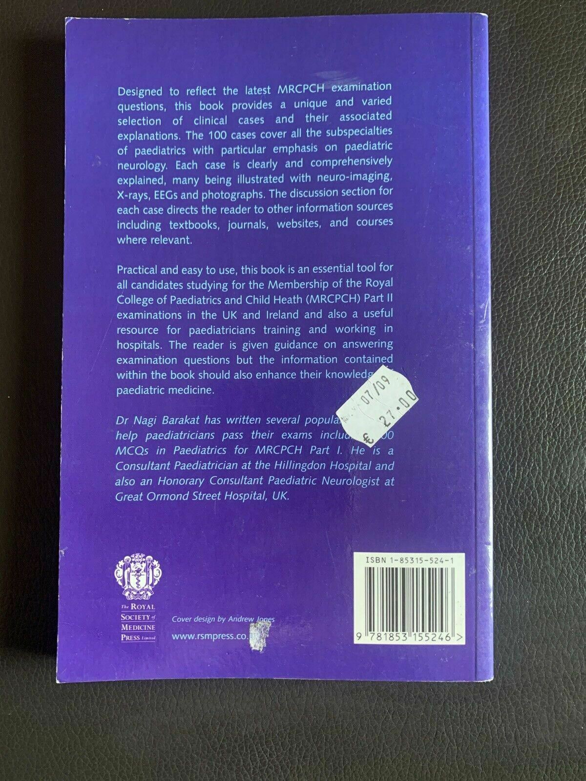 100 Grey Cases in Paediatrics for MRCPCH By Nagi G Barakat