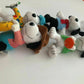 SNOOPY CHEF SCIENTIST ARTIST FARMER Genuine MCDONALDS 2001 Plush Toys