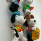 SNOOPY CHEF SCIENTIST ARTIST FARMER Genuine MCDONALDS 2001 Plush Toys