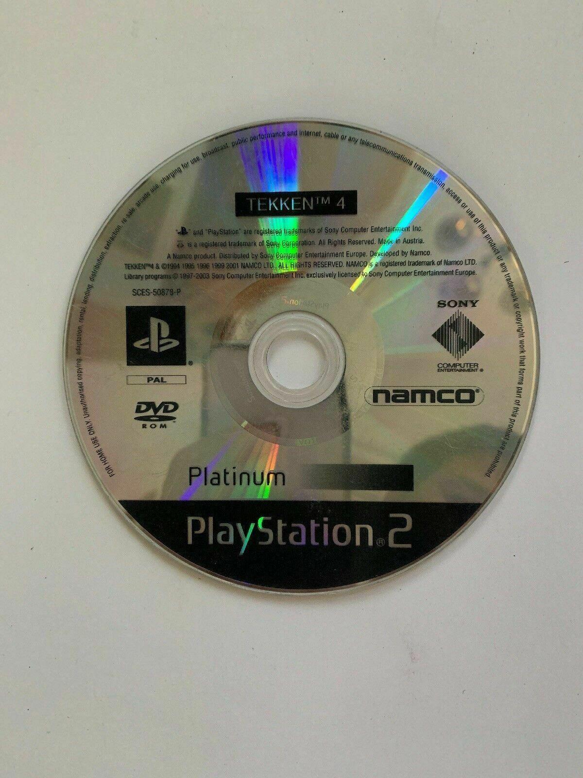 Tekken 4 - PS2 Sony PlayStation 2 Game PAL (disc only)