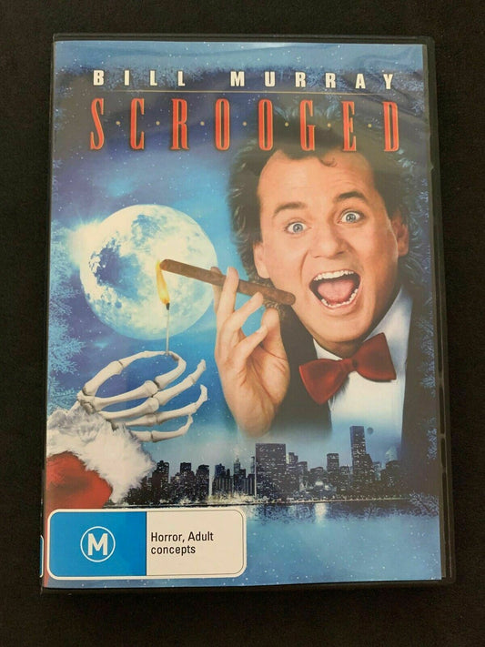 Scrooged (DVD, 1988) Bill Murray - Region 4 -Comedy
