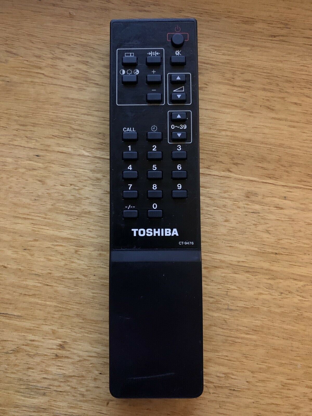 Genuine Toshiba CT-9476 Remote Control TV
