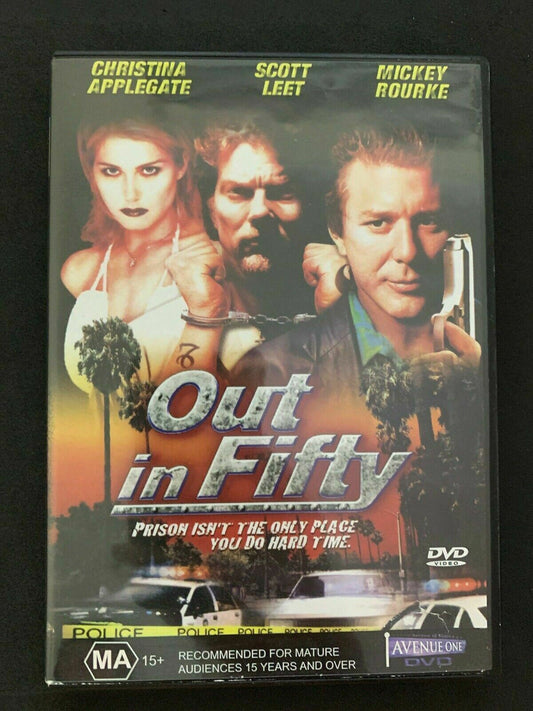 Out in Fifty (DVD, 1999) Christina Applegate, Mickey Rourke  - Region ALL