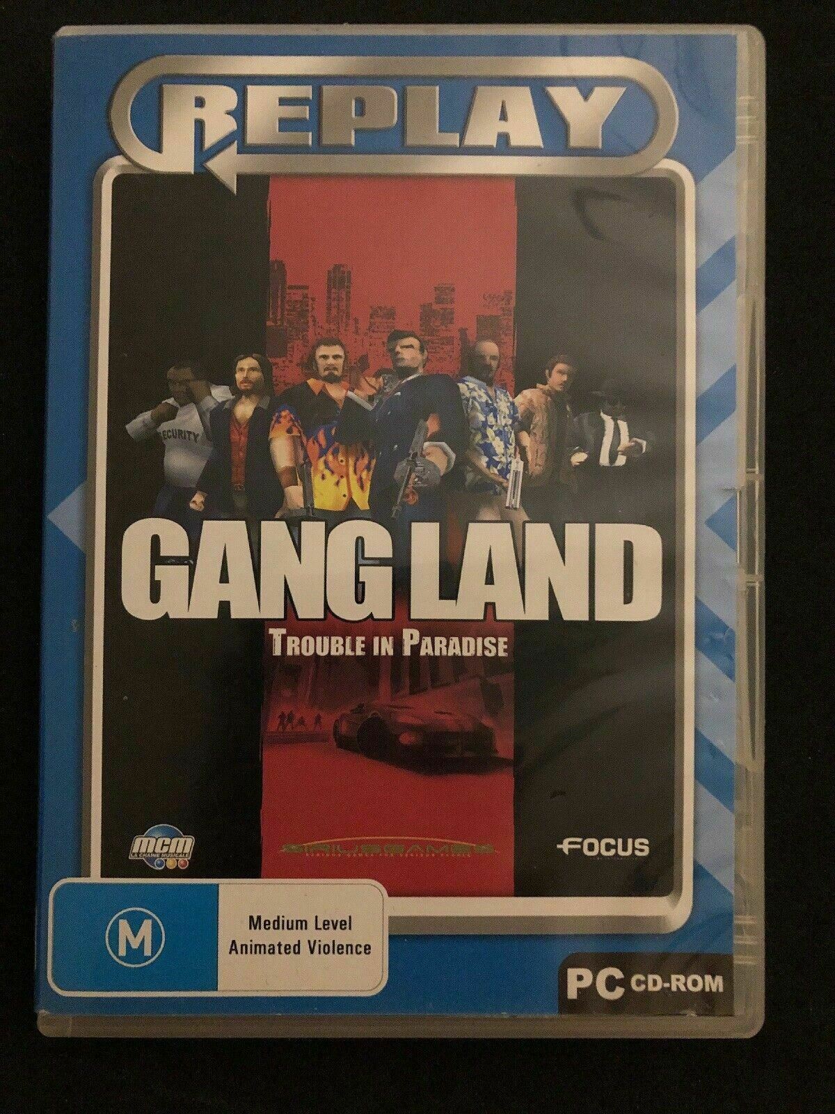 Gangland Trouble In Paradise - PC CD Strategy RPG Sim Game