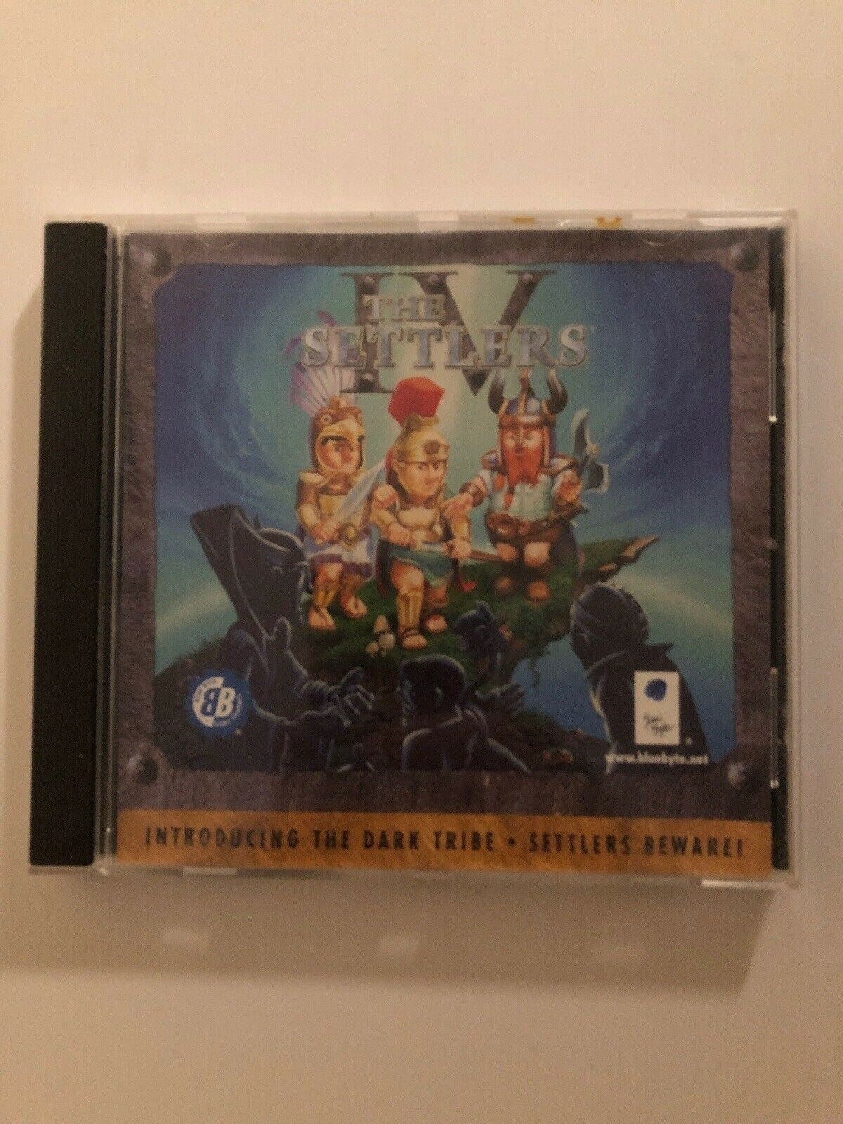 The Settlers IV 4 For PC CD-ROM Classic Real-Time Strategy City Building Game