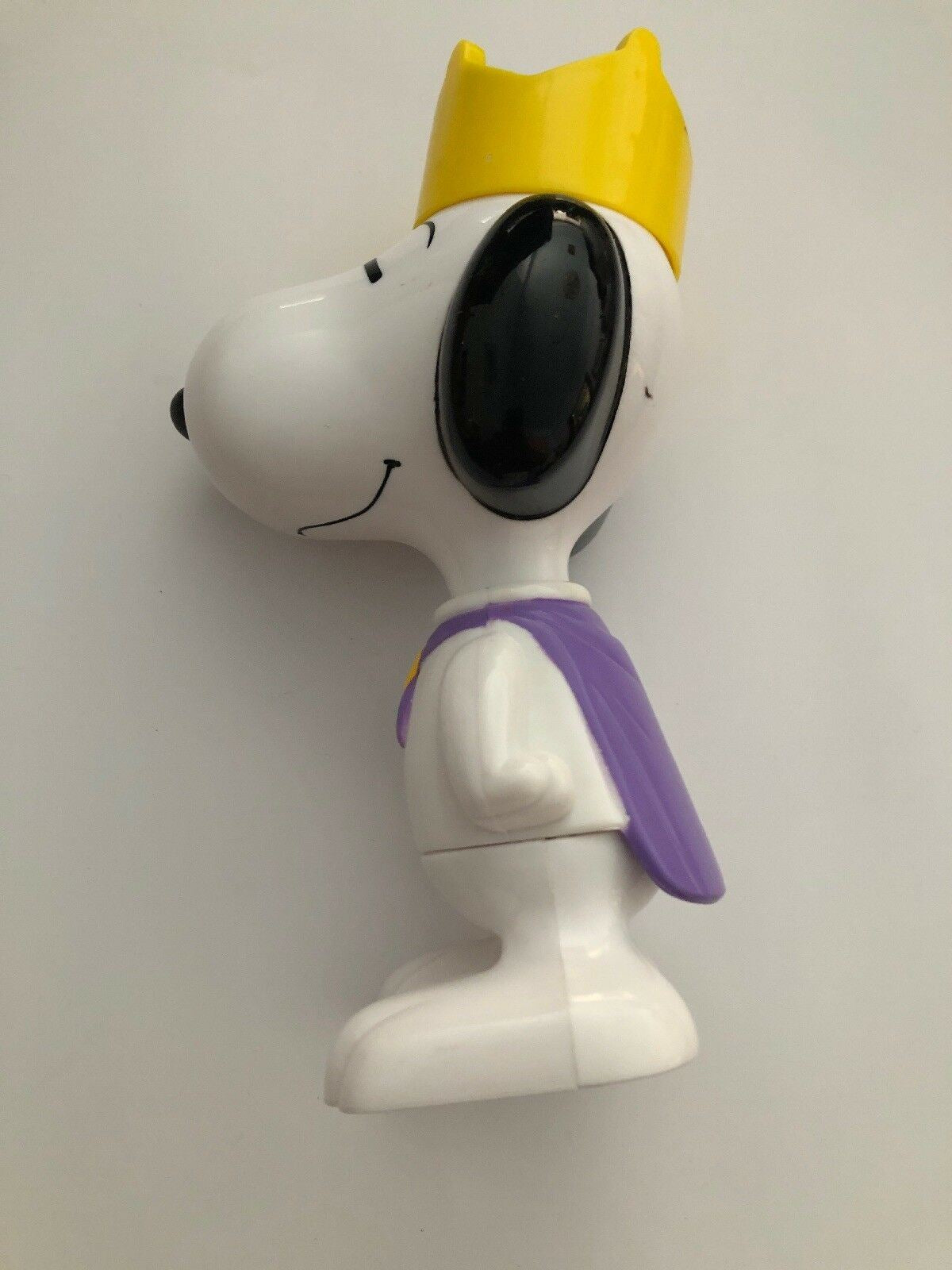 SNOOPY KING McDonalds Peanuts Large Build a Happy Meal Toy FIGURINE in Packet