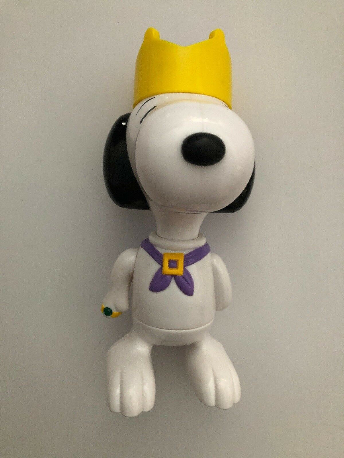 SNOOPY KING McDonalds Peanuts Large Build a Happy Meal Toy FIGURINE in Packet