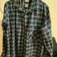 Garbstone Men's Long Sleeve Striped Shirt Medium Size 100% Cotton