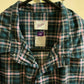 Garbstone Men's Long Sleeve Striped Shirt Medium Size 100% Cotton