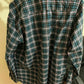 Garbstone Men's Long Sleeve Striped Shirt Medium Size 100% Cotton