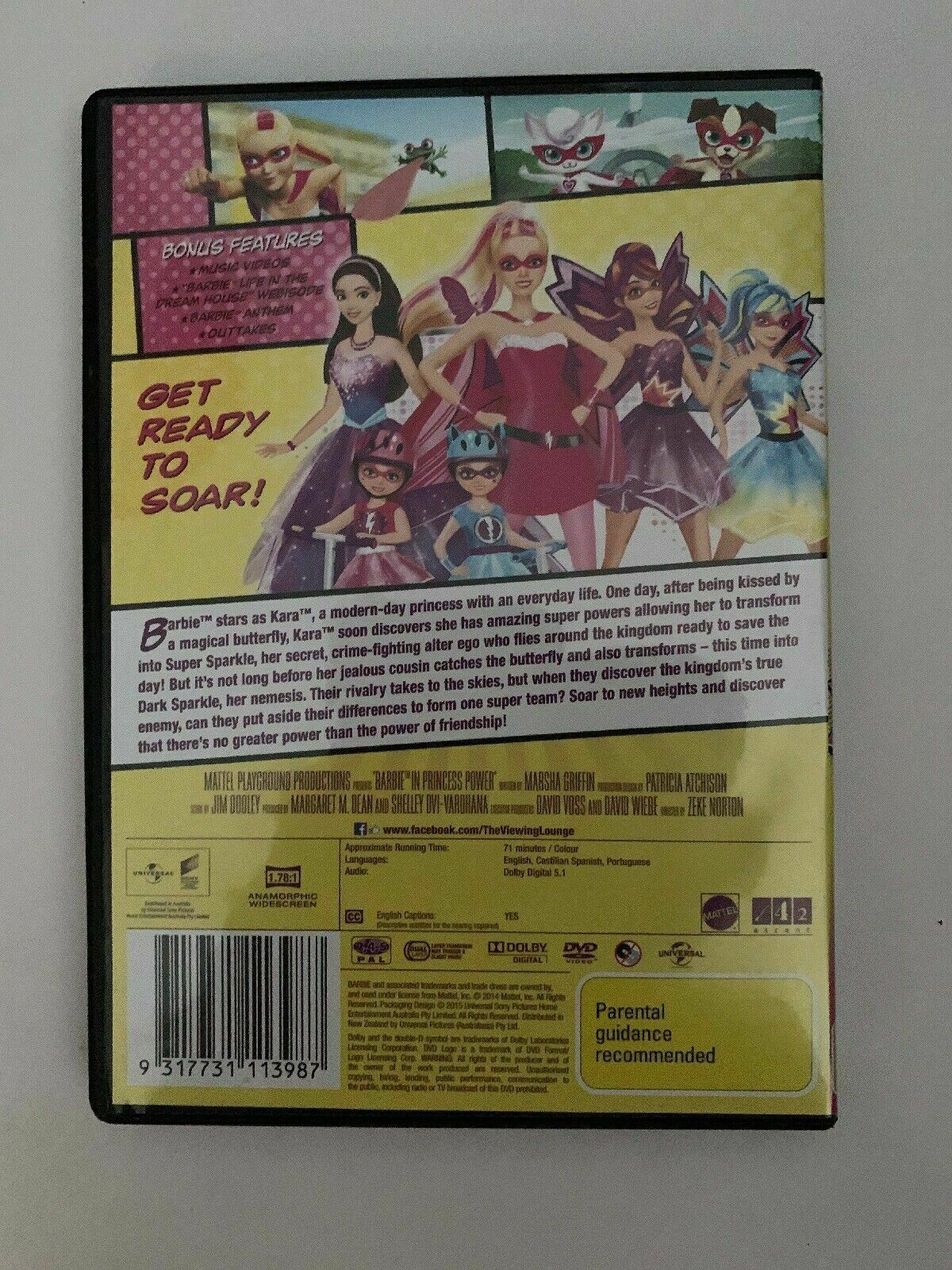 Barbie In Princess Power (DVD, 2015)