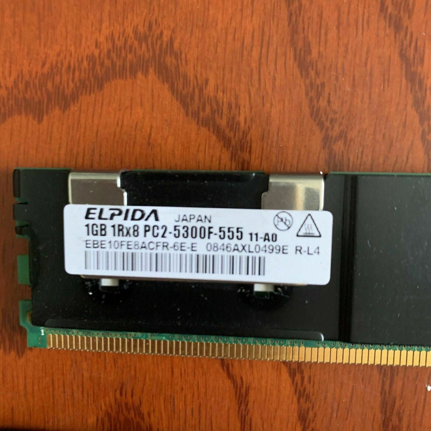 8x Elpida EBE10FE8ACFR-6E-E 1GB DDR2-667MHz PC2-5300 CL5 240Pin FB-DIMM RAM