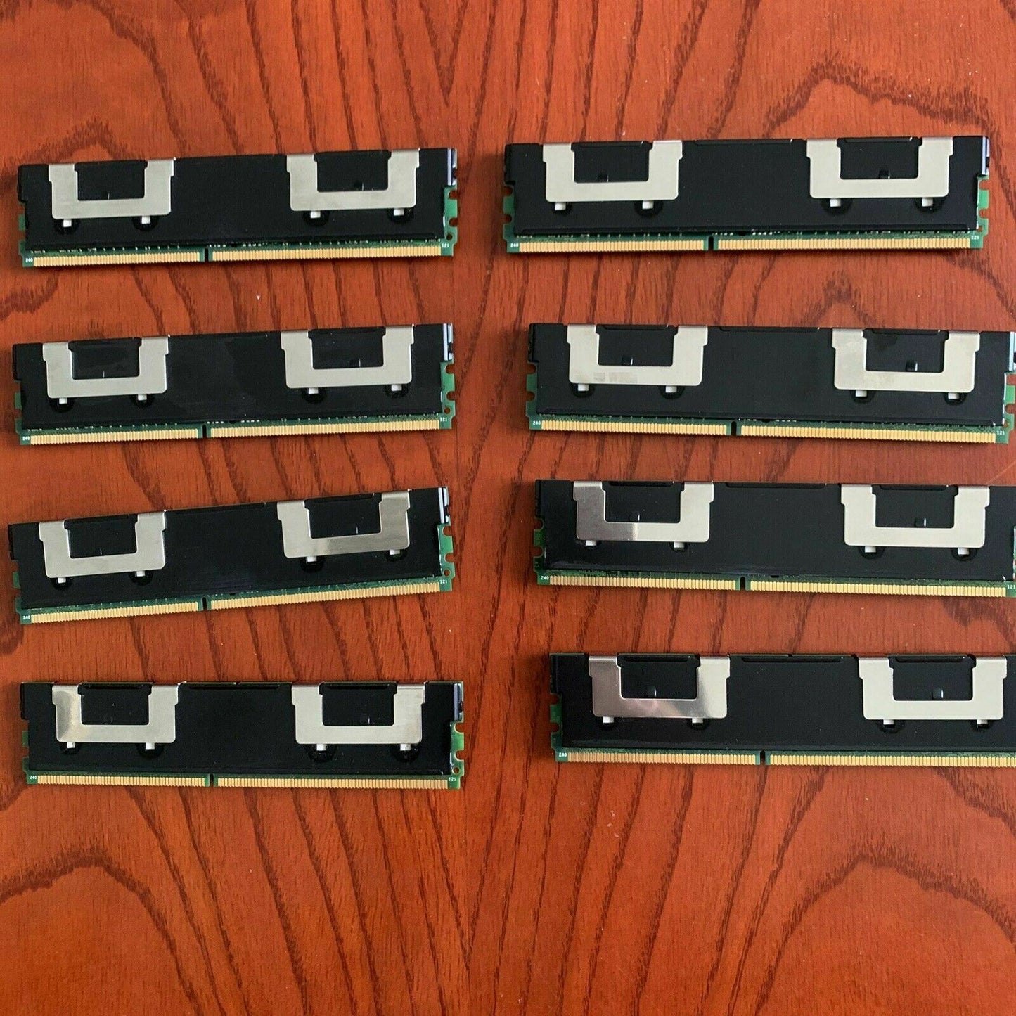 8x Elpida EBE10FE8ACFR-6E-E 1GB DDR2-667MHz PC2-5300 CL5 240Pin FB-DIMM RAM