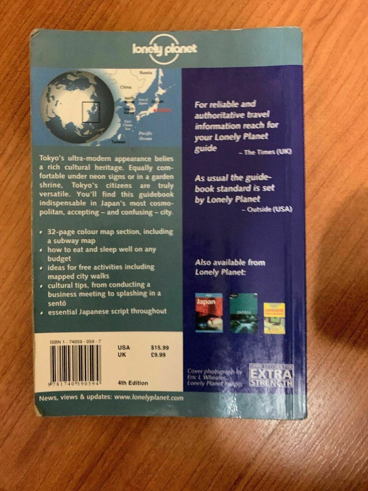 Tokyo Lonely Planet by Chris Rowthorn (Paperback, 2001)