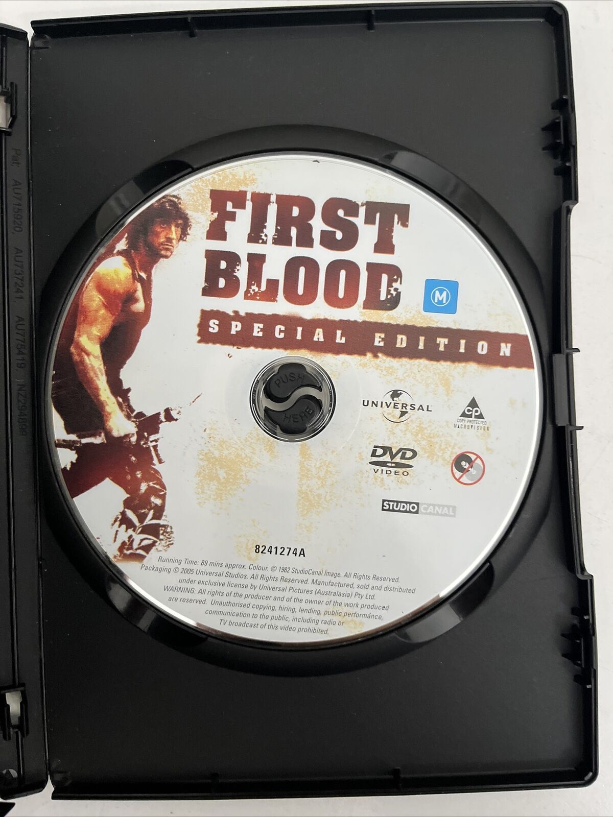 Rambo First Blood - Special Edition (DVD, 1982) Sylvester Stallone. Region 4