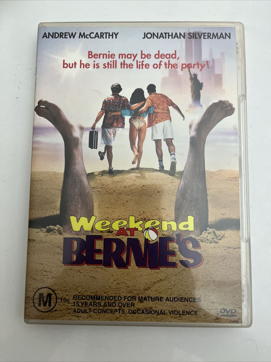 Weekend At Bernie's (DVD, 1989) Andrew McCarthy, Jonathan Silverman Region 4