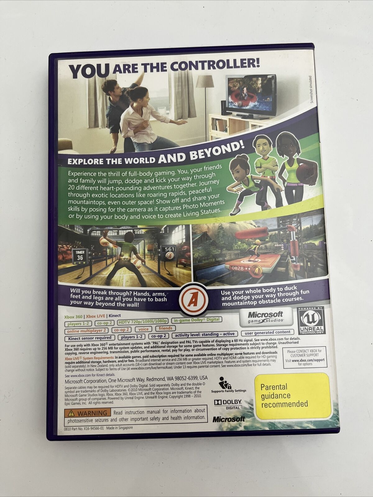 Kinect Adventures - Microsoft Xbox 360 PAL  Game