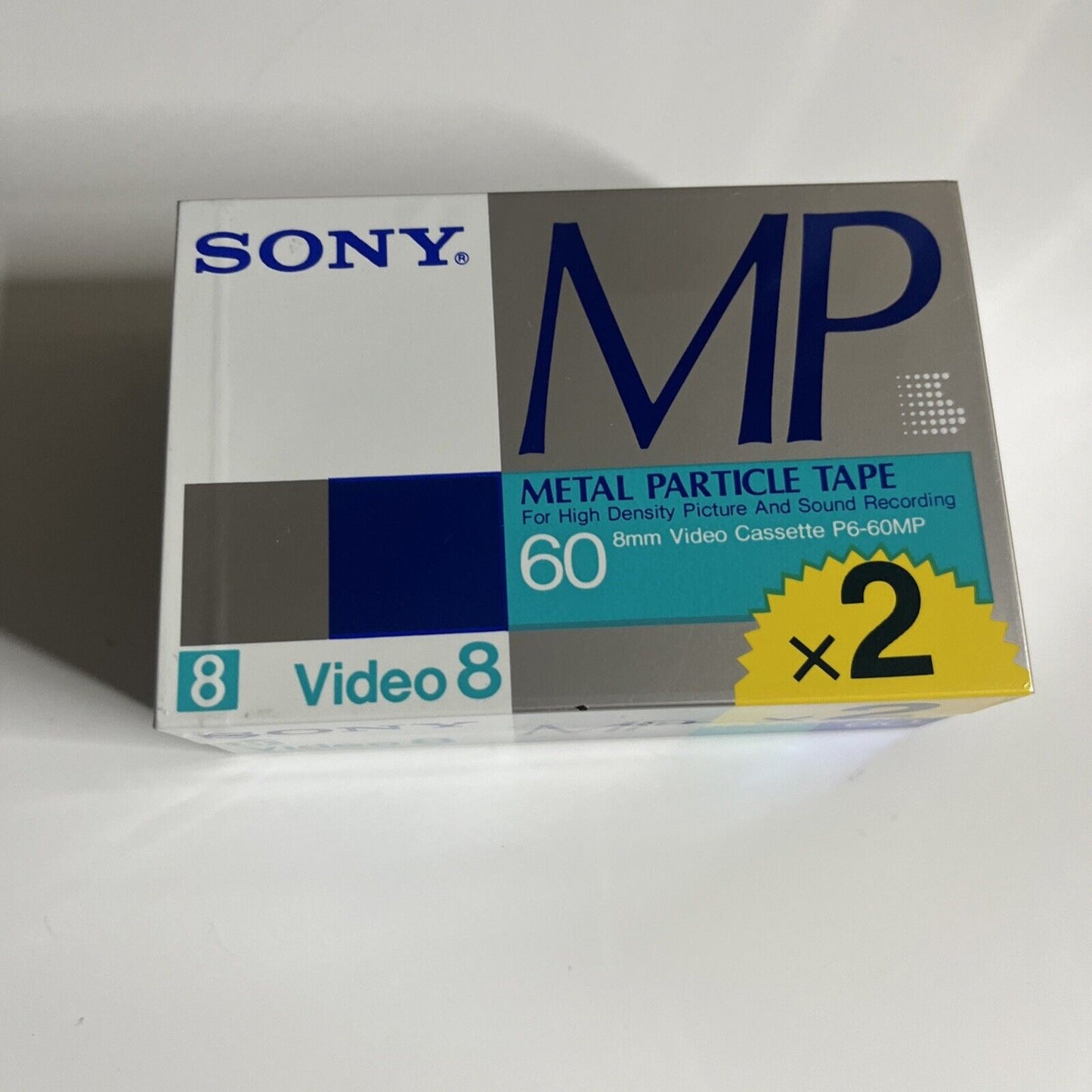 Sony Video 8 mm Video Cassette X2 MP 60 Minutes Made in Japan  NEW Sealed