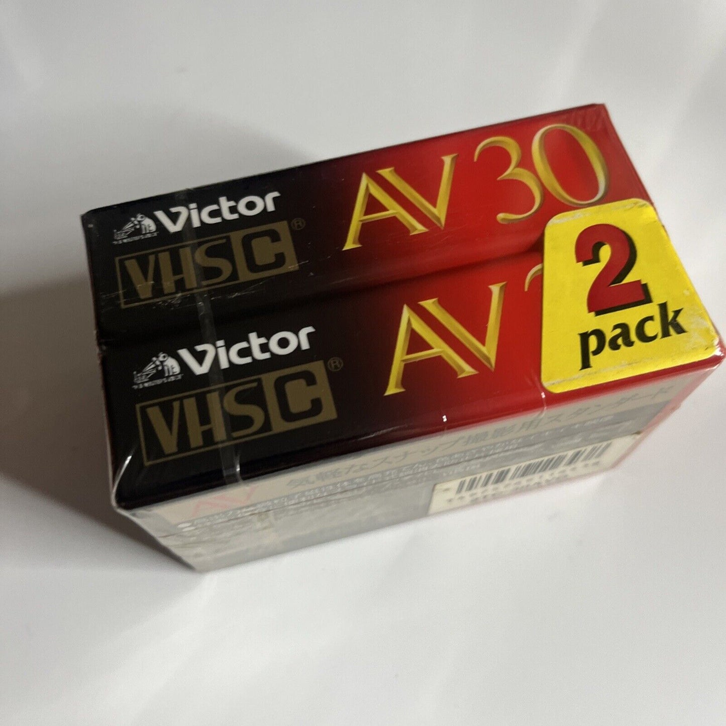 Victor VHS-C 2 Pack AV30 Cassette Tape  NEW Sealed