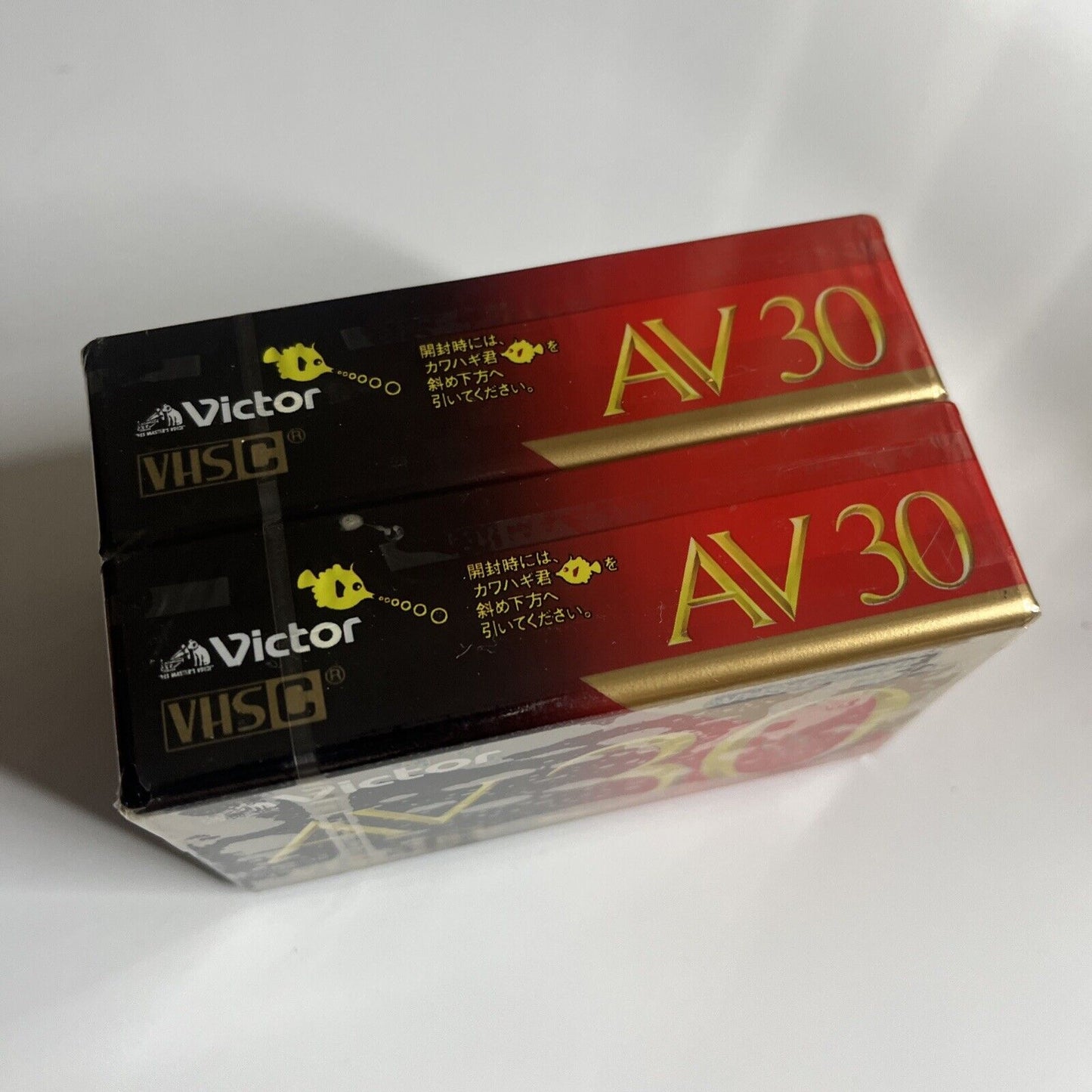 Victor VHS-C 2 Pack AV30 Cassette Tape  NEW Sealed